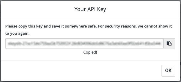 Sendinblue API Key